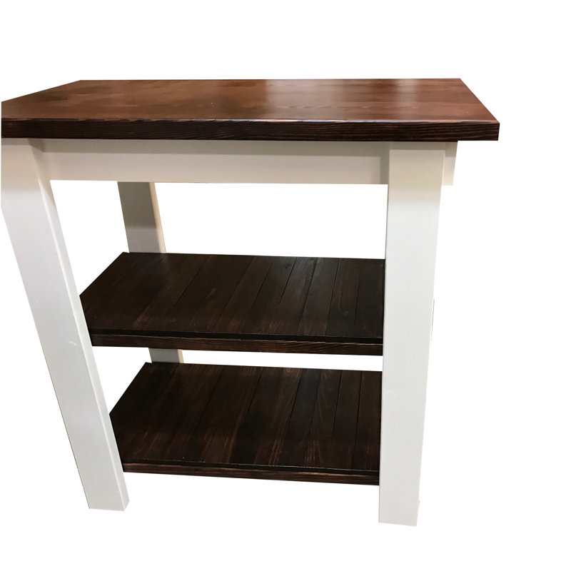 Diejuste Solid Wood Prep Table, 36" H x 42" W x 20" D