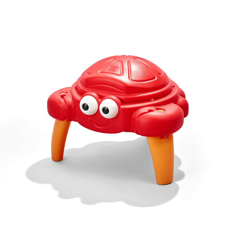 Step2 Crabbie Sand Table Toddler Outdoor Plastic Sandbox with Cover