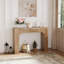 Longue table console, table de canapé rectangulaire en bois derrière le canapé, table de vestibule industrielle pour vestibule, tables de maison de campagne pour chambre à coucher, salon-118027745-118027744
