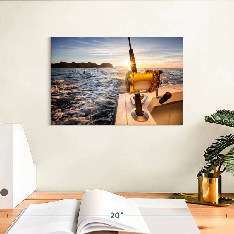 Senne Deep Sea Fishing, 8'' H x 12'' W