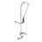 Amgood wall-mounted Pre-rinse assembly with 8 in. Centers And 12 in. Add On Faucet