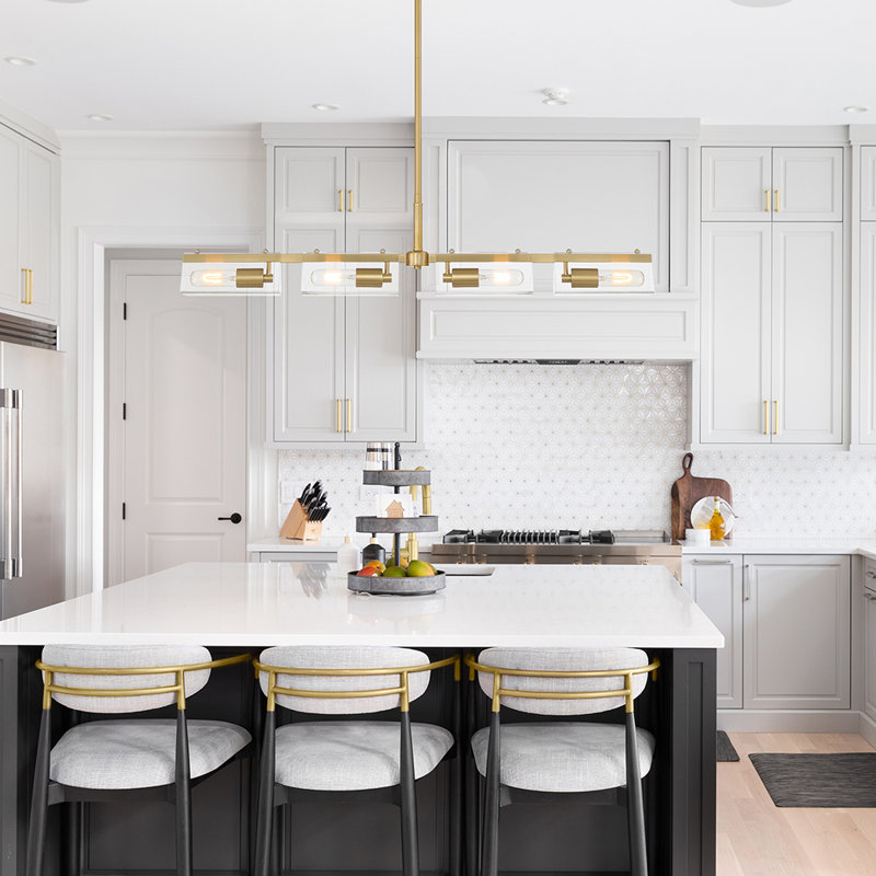 Claraliz 4 - Light Gold Geometric Pendant