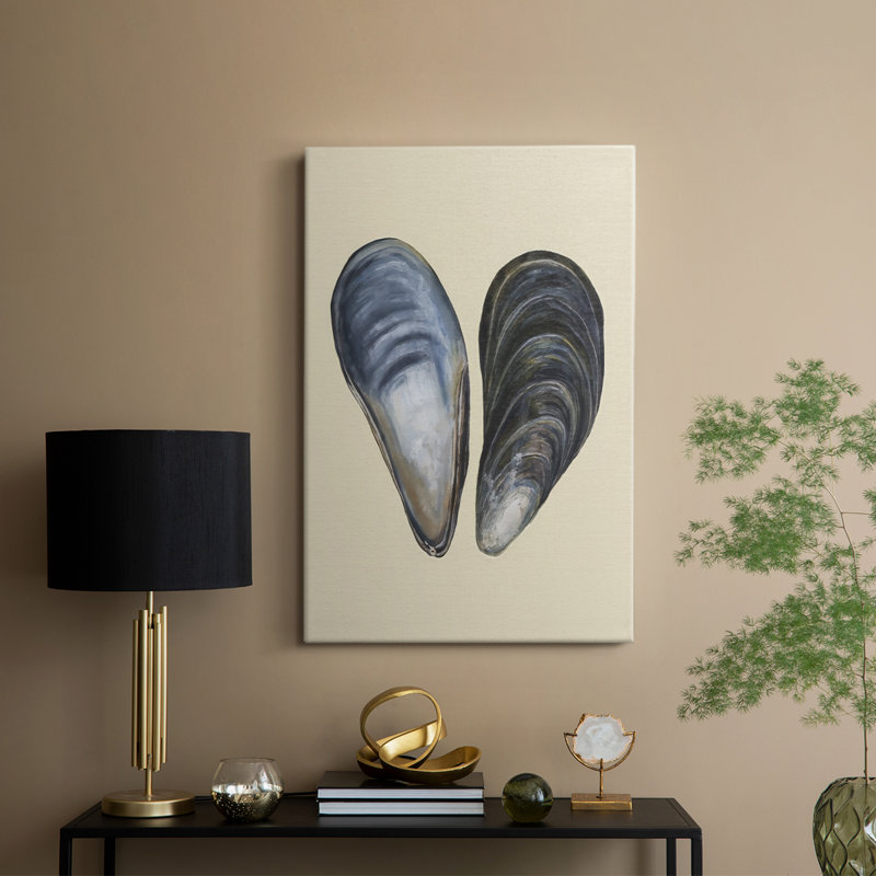 Bivalve Shells I -Gallery Wrapped Cavas, 60" H x 40" W