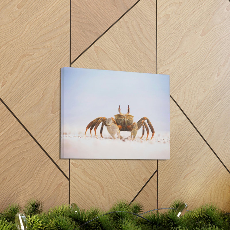 Art mural majestueux crabe, H 11 po x l 14 po