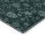 Tapis bleu sarcelle lavable à la machine Premium Prisco-2116001482