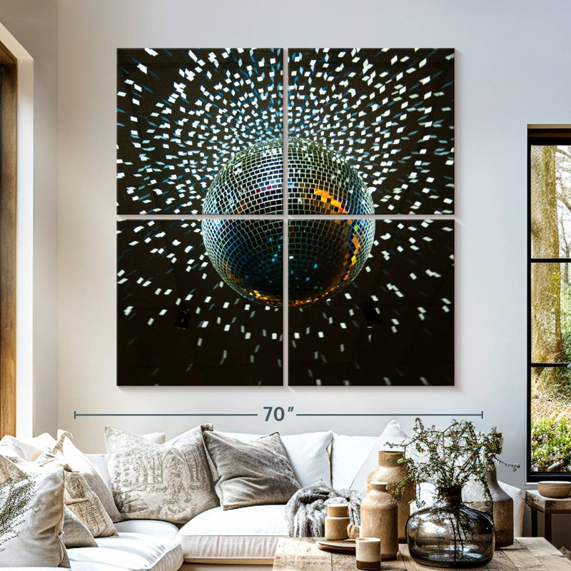 Abarca Disco Ball Lights, 57" H x 57" W