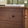Solid Wood 4-Piece Spindle Vivienne  Bed With Two Walker Edison Easy Assembly 1-Drawer Nightstands And 6-Drawer Dresser
