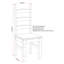 Castillon 6 - Person Pine Solid Wood Dining Set