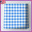 Blue White Gingham Quilted Bedspread All Sizes-128700292