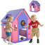 AIYAPLAY Playhouse for Kids Outdoor Indoor 5-in-1 Basketball Hoop-116502708