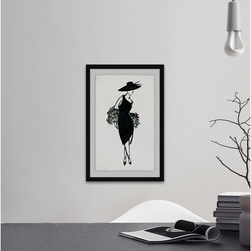 «Perfect in Black» par Talula Christian - reproduction de cadre photo, H 24 po x l 16 po