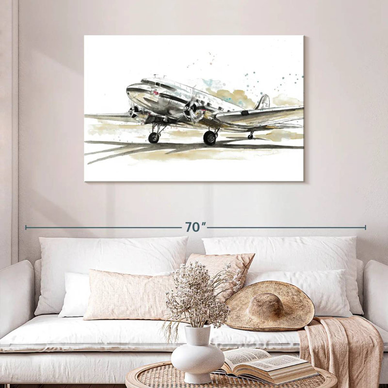 Mehar DC3 avion, H 30 po x l 45 po