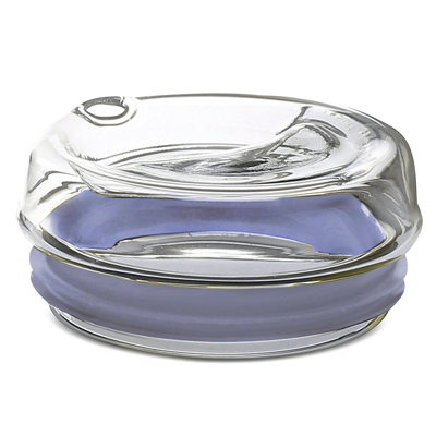 Couvercle de rechange en verre soufflé à double paroi pour tasse de voyage en verre soufflé à la main 14 onces Tupkee