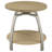 Dacre Round Engineered Wood Top Side End Table Greige-1489694281