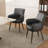 Modern and Contemporary Faux Leather Dining Chairs-1216508364