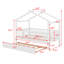 Lit maison avec lit gigogne-818125587