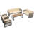 7-Person Patio Conversation Sets With Coffee Table-123819547