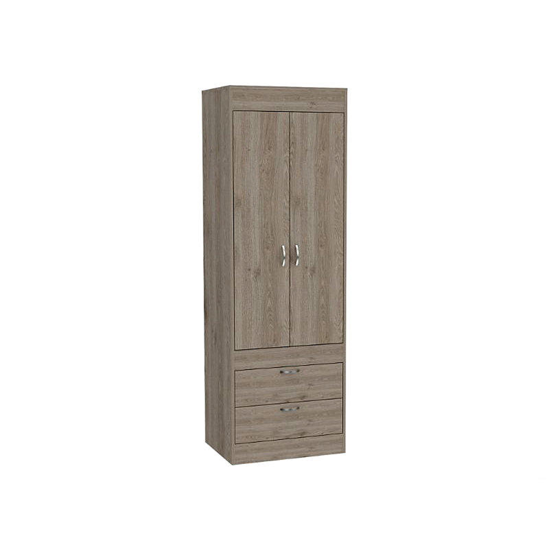 Armoire 2 tiroirs, Gris