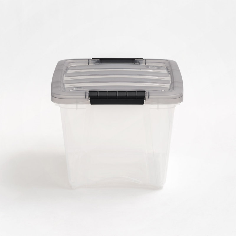 Boîte de rangement en plastique avec couvercle verrouillable IRIS, 19