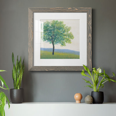 " Solitary Tree I " Painting Print