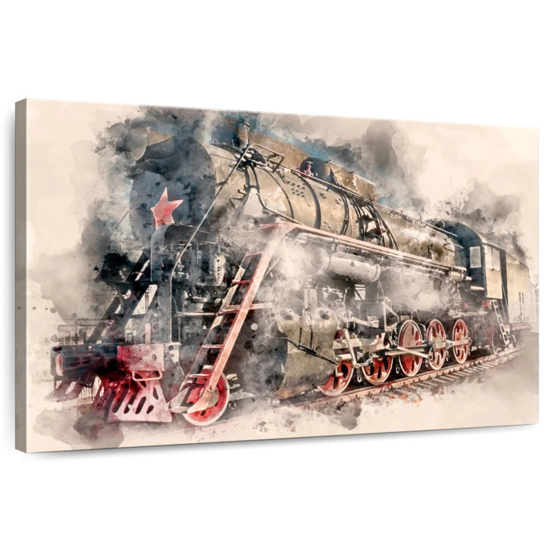 Couleurs du moteur à vapeur Mehar, H 24 po x l 36 po
