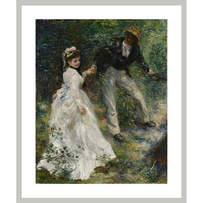 «La Promenade» par Pierre-Auguste Renoir, impression giclée encadrée, 39,94 po H x 33,5 po L