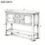 Console de rangement rétro avec quatre petits tiroirs et une tablette inférieure-949755164-949755173