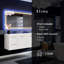 Meuble-lavabo mural simple 60 po avec comptoir en acrylique Jamarey-88597364