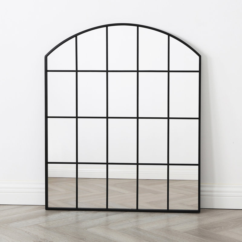 Naquasia Metal Arch Wall Mirror