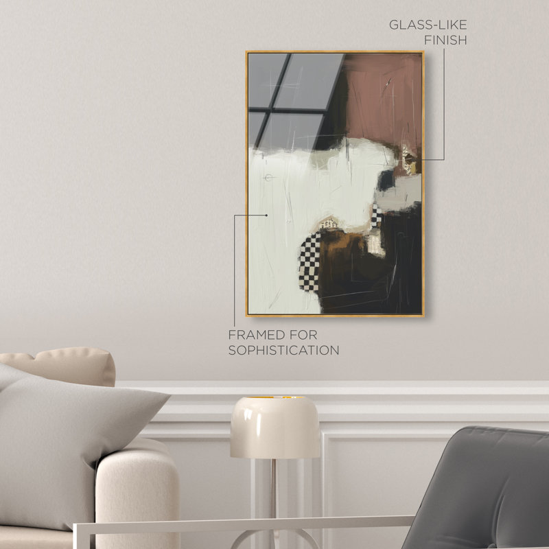 Longing II Print by Oliver Gal, 17"H x 25"W, Gold Floater Frame