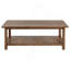 Table basse avec tablette en bois brun vieilli Castleton-2118746599