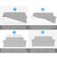 Polyester Box Cushion Sofa Slipcover
