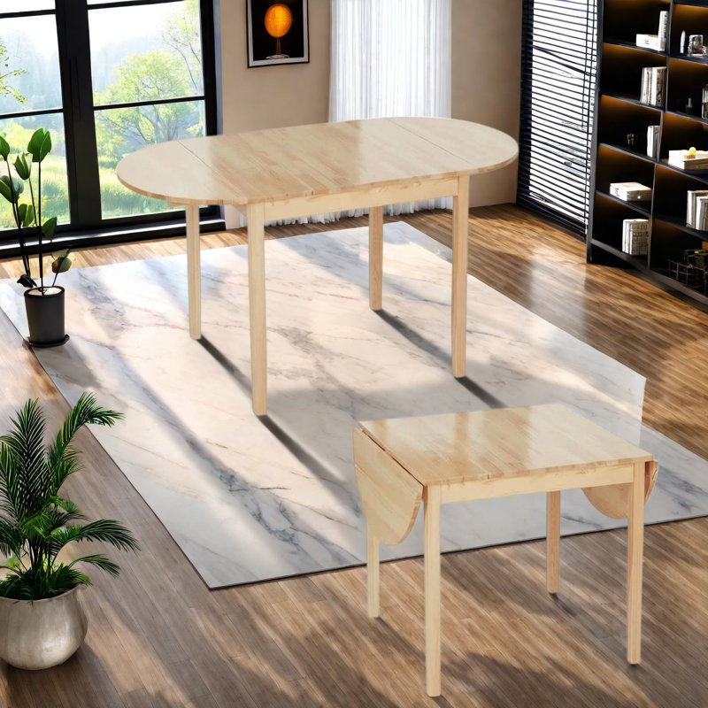 Tables de salle à manger extensibles (table seulement, sans chaises, avec plateau et pieds), petite cuisine moderne en bois de 55 po