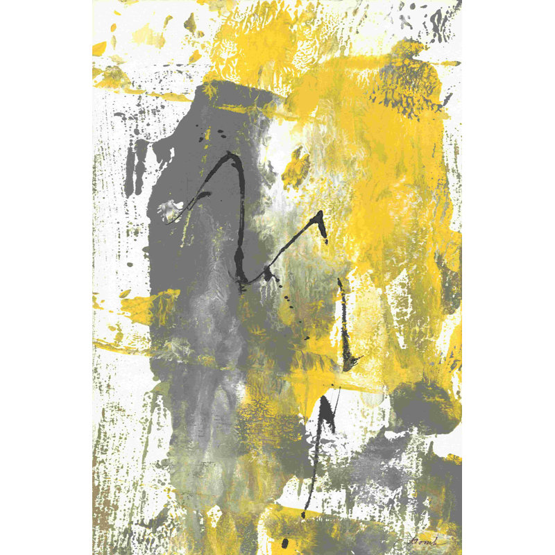 Mouvement gris IV, H 12 po x l 8 po