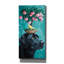  Art mural en toile, «Black Lab And Bird» par Heather Gauthier, 20 po x 40 po-106951739