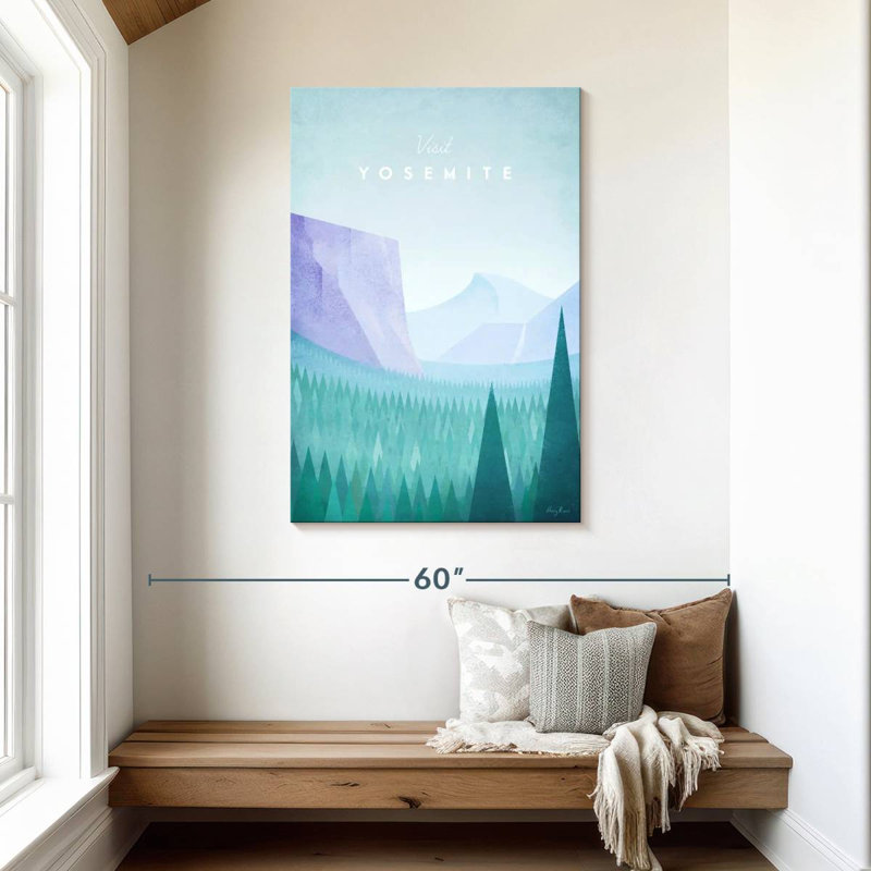 Affiche de voyage Aime Yosemite, H 45 po x l 30 po