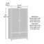Armoire, finition blanche-282831650