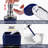 Navy Blue Bathroom Accessories Set