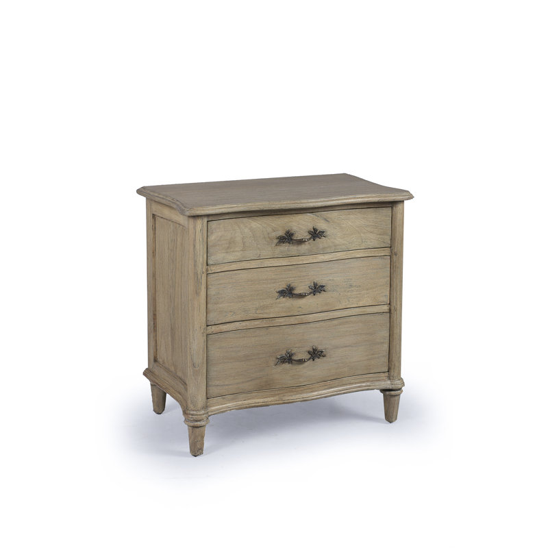 Artisans 165.1cm W Solid Wood Bedside Table