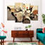 «Abstract Earth Tone Swirls», reproduction d'art sur toile-92900012