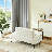 55 Inch Modern Upholstered End of Bed Bench with 360° Swivel Side Tray, Faux Leather 2-Seat Armless Sofa Bench, Entryway Ottoman, Window Bench, Accent Bench with Metal Legs for Bedroom Living Room Foyer Hallway-1513853471-1513853470