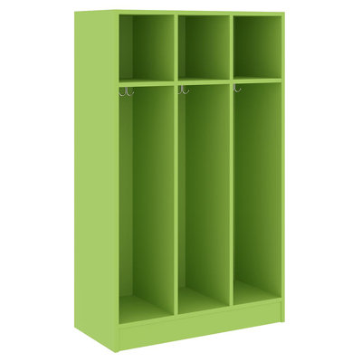 Armoire de vestiaire pour salle de classe triple à trois compartiments