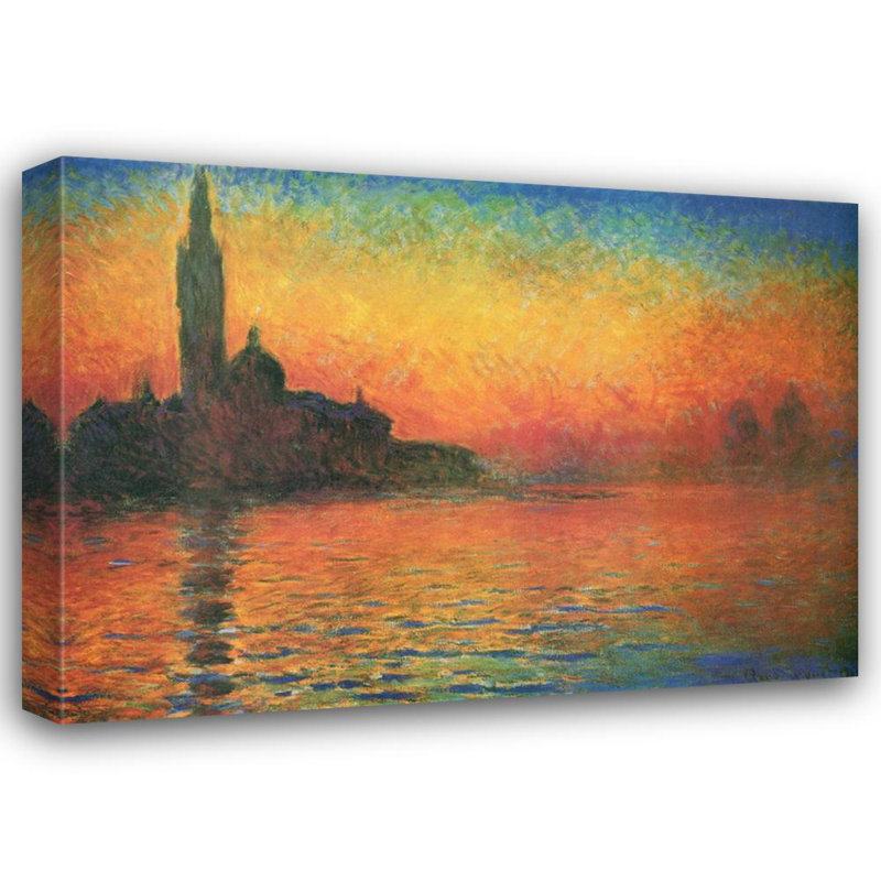 Dusk in Venice, 17" H x 24" W
