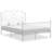 vidaXL Bed Frame Powder-coated metal Durable Bed Frame-1480092450-1480092456