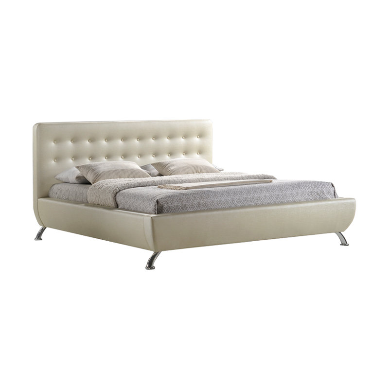 Frankel Vegan Leather Platform Bed, King