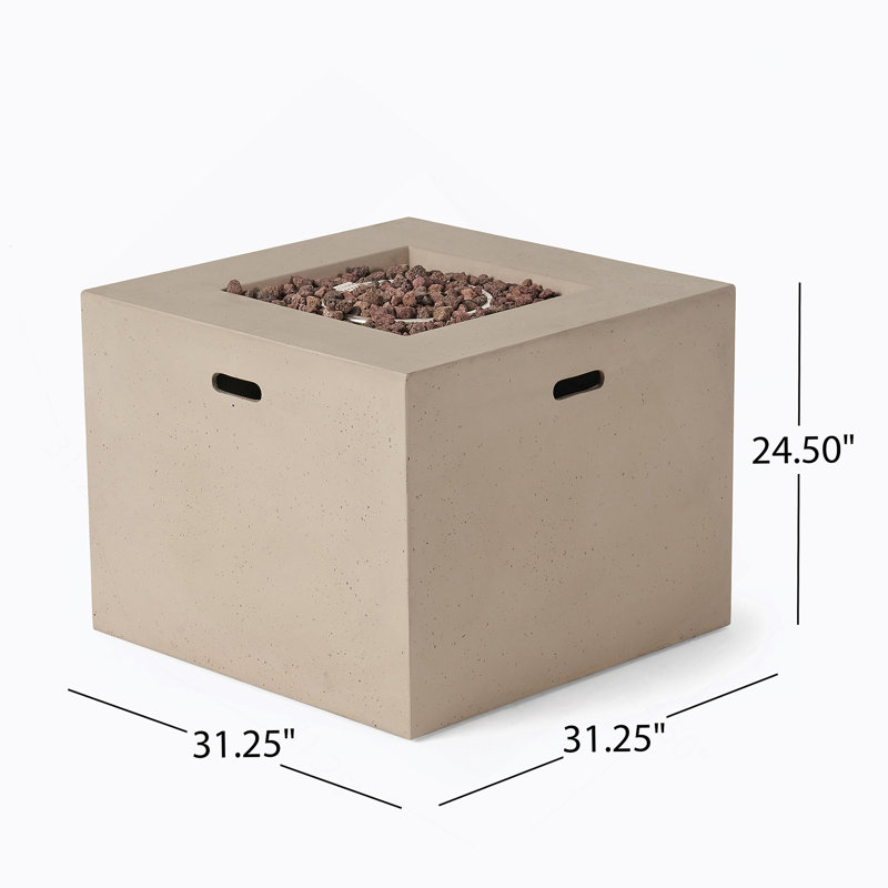 31" SQUARE FIRE PIT - 40,000 BTU
