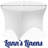Round Spandex Tablecloth, Stretch Fitted Table Cover-72863019-72863020