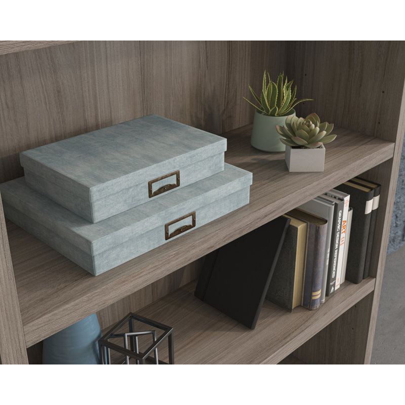 Bibliothèque Harriss Cc, Orme Hudson,  (5 tablettes) H 65,984 po x l 34,803 po x P 11,33