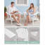  Chaise pliante Adirondack, chaise d'extérieur en bois massif avec accoudoirs larges, blanc-1480937717