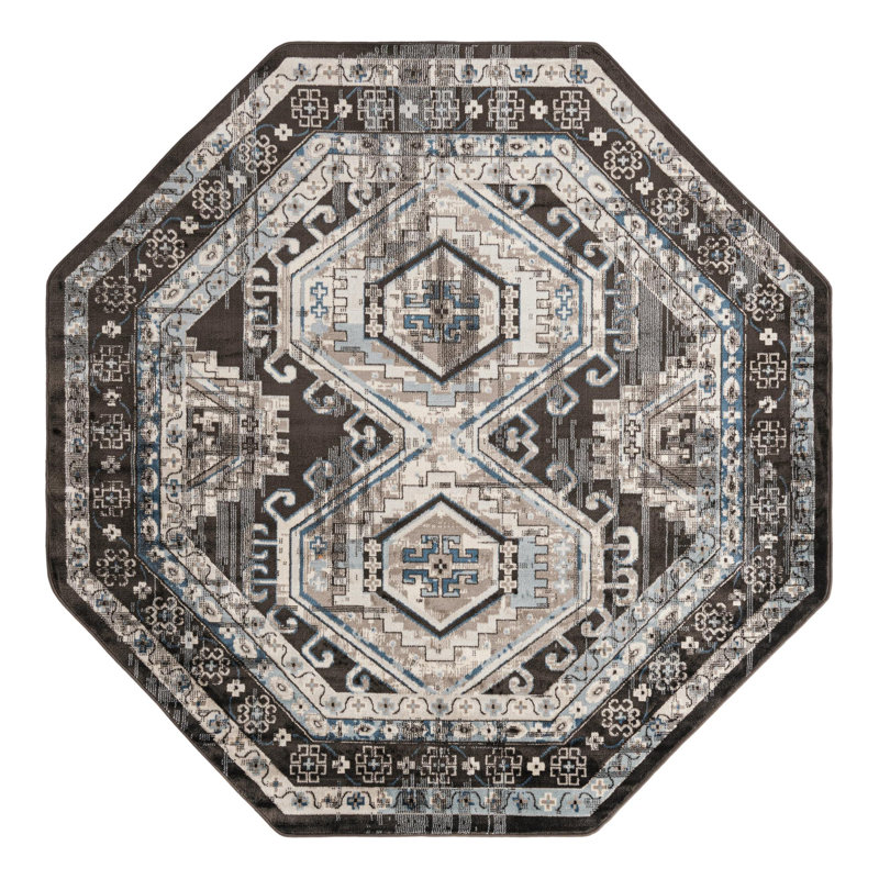 Oriental Area Rug, Octagon 238.8cm